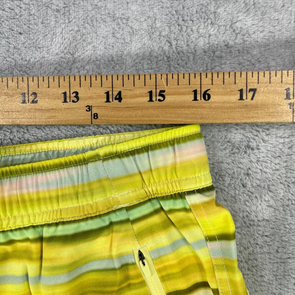 Outdoor Voices Shorts Mens Large Yellow Wildflower Haze Zephyr 5" Short Striped - Picture 10 of 12